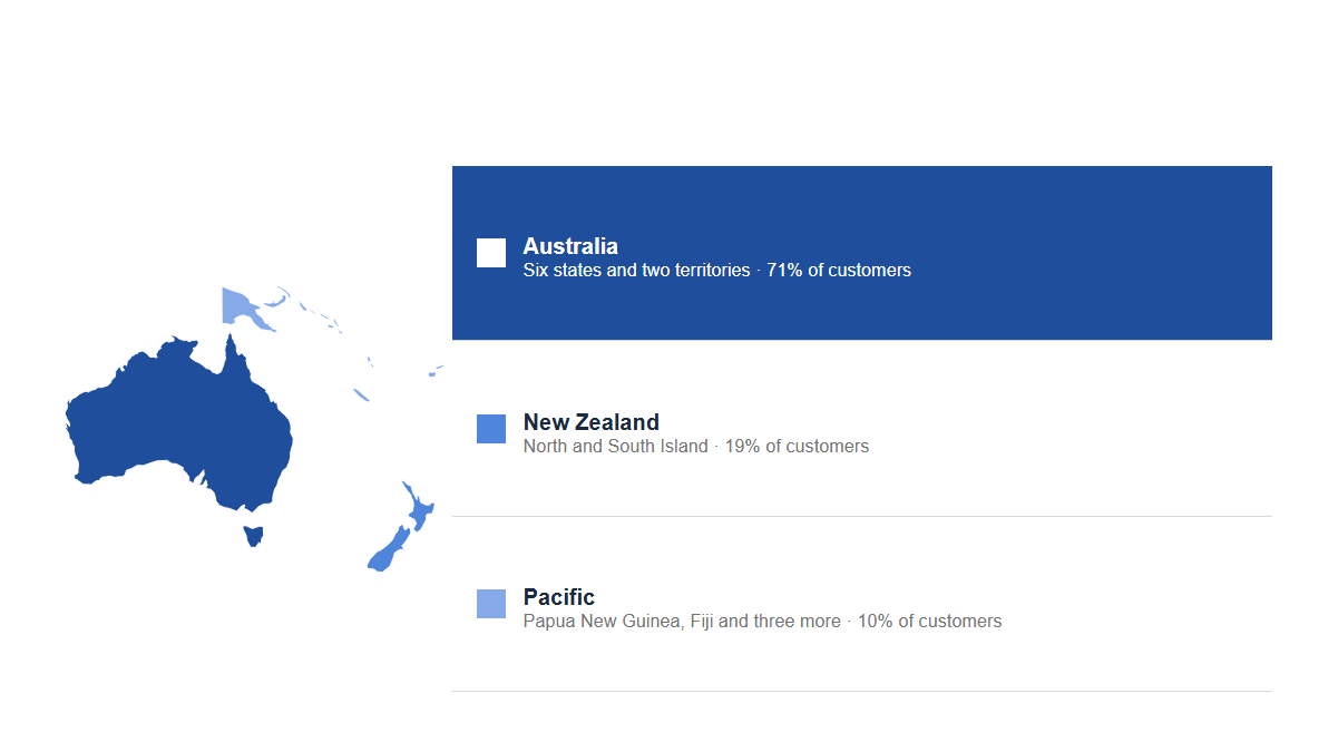 Maps: Oceania · Highlight · Accent